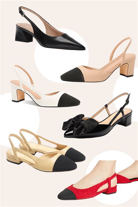 chanel slingback dupe zara|chanel slingbacks uk.